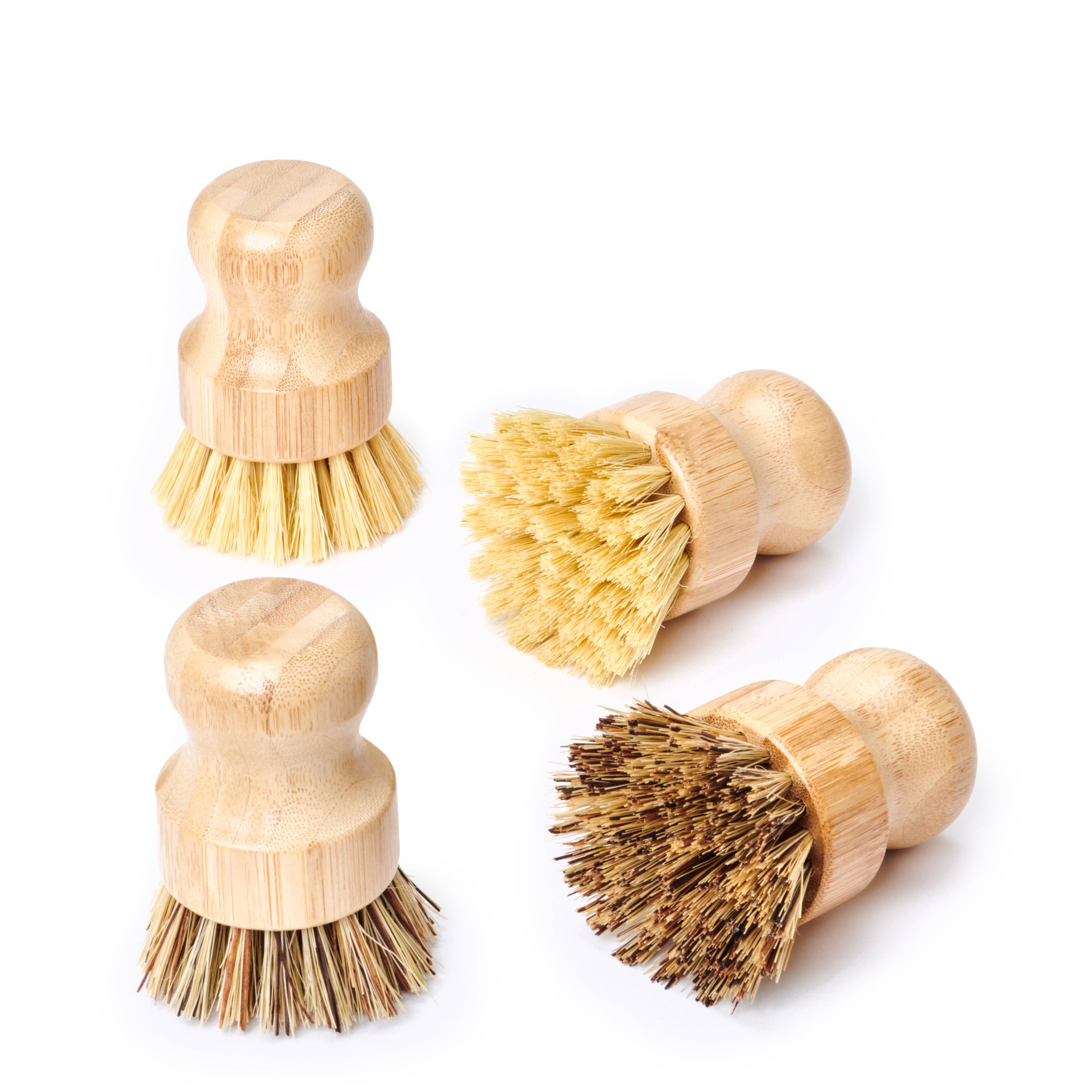 Bamboo Dish Brush - White Peony Organics