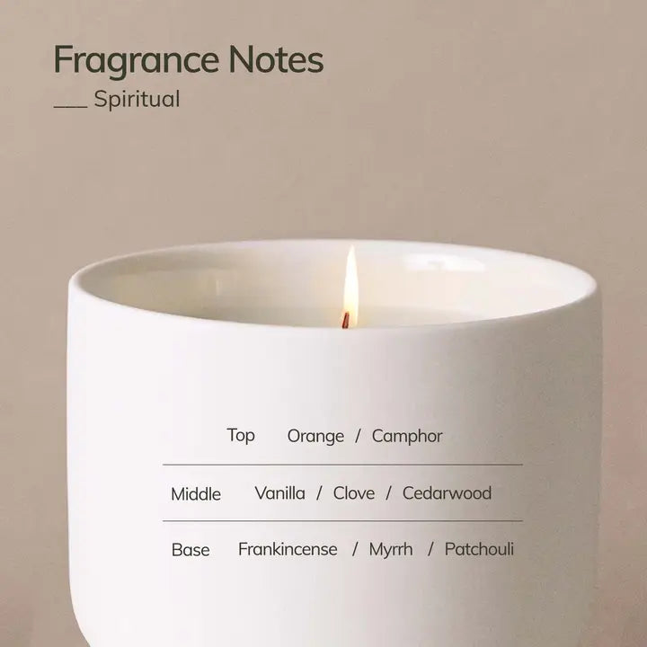 Aromatherapy Candle |Spiritual - White Peony Organics
