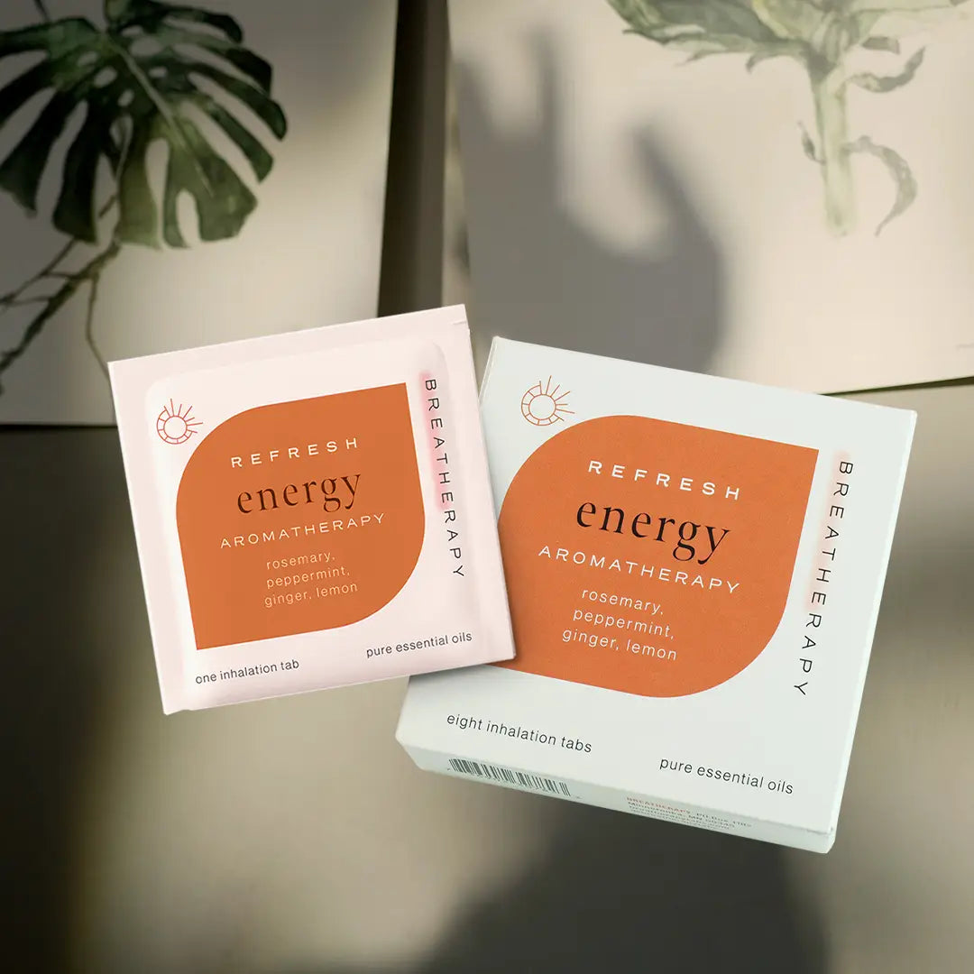Aromatherapy Inhalation Tabs | Energy - White Peony Organics