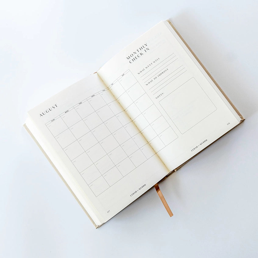 Wellness Journal - White Peony Organics