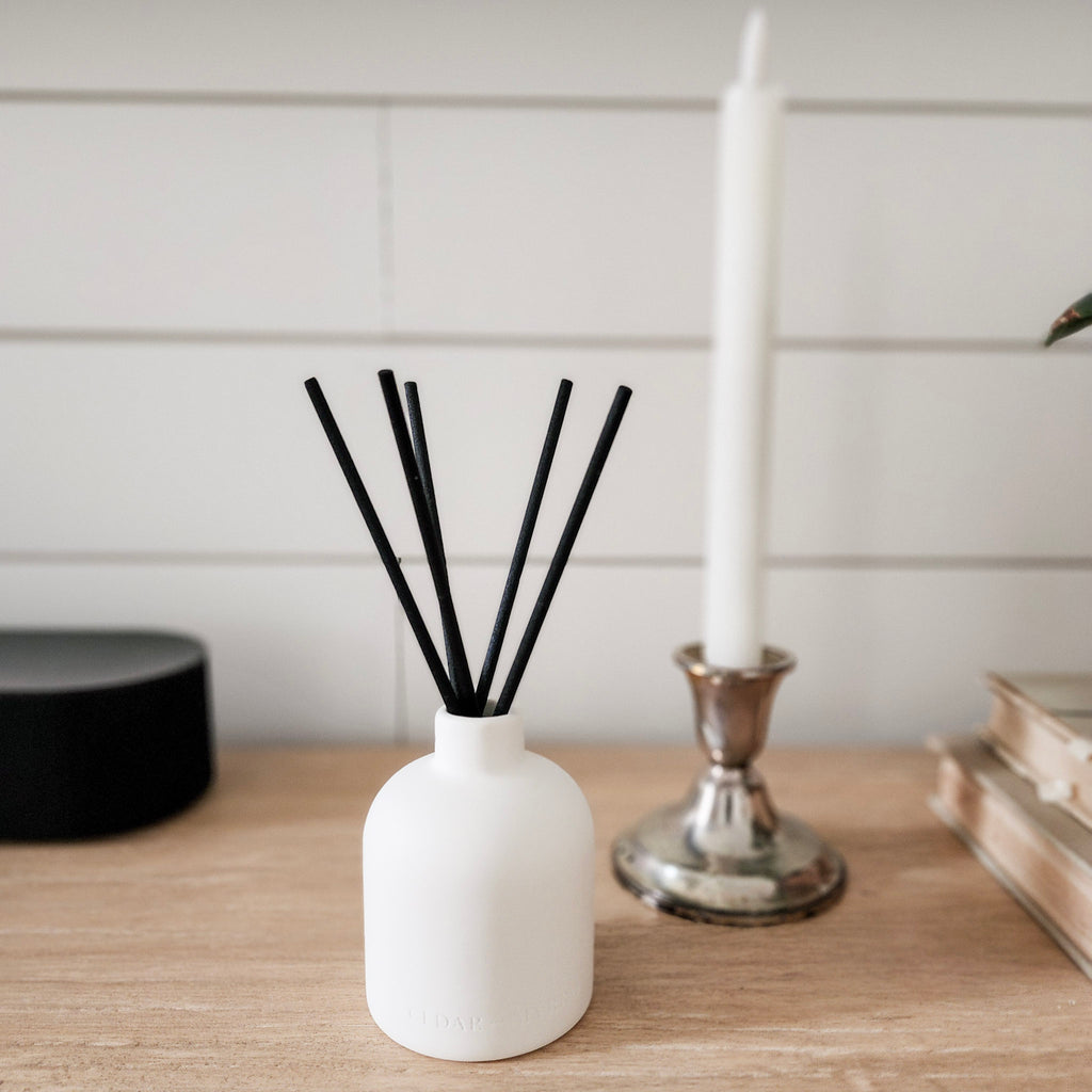Aromatherapy Reed Diffuser | Mantra - White Peony Organics
