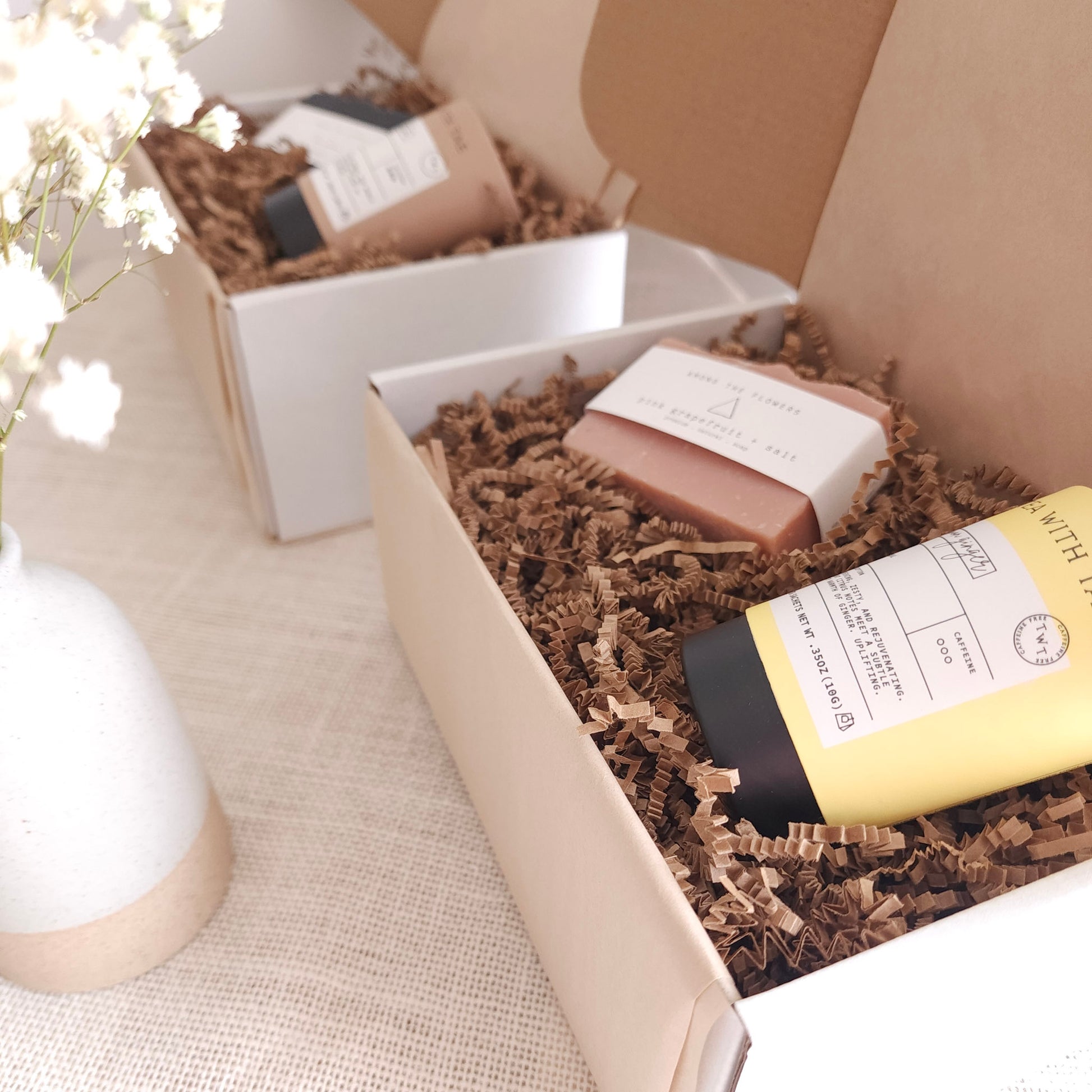 Tea Time & Relax Gift Sets - White Peony Organics