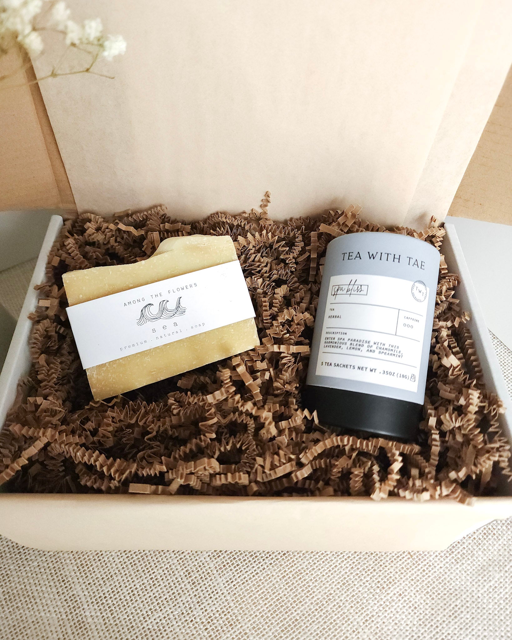 Tea Time & Relax Gift Sets - White Peony Organics