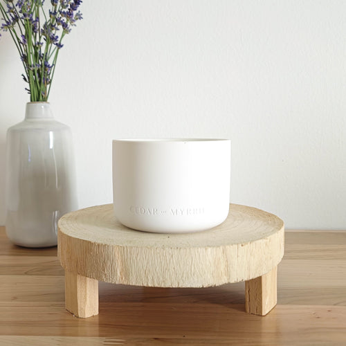 Aromatherapy Candle | Deep Breath - White Peony Organics