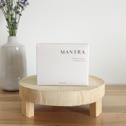 Aromatherapy Candle | Mantra - White Peony Organics