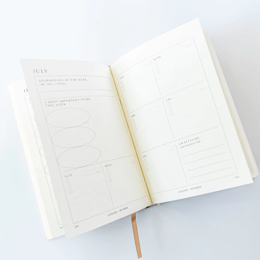 Wellness Journal - White Peony Organics