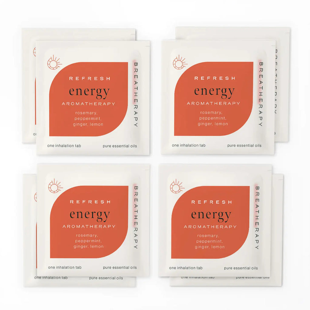 Aromatherapy Inhalation Tabs | Energy - White Peony Organics