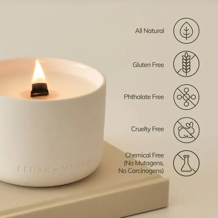 Aromatherapy Candle | Deep Breath - White Peony Organics