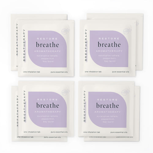 Aromatherapy Inhalation Tabs | Breathe - White Peony Organics