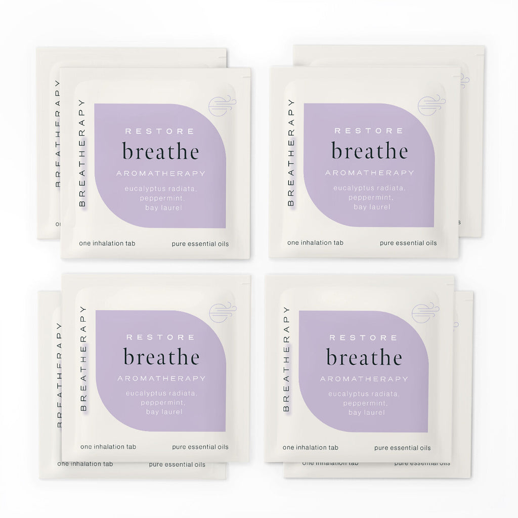 Aromatherapy Inhalation Tabs | Breathe - White Peony Organics