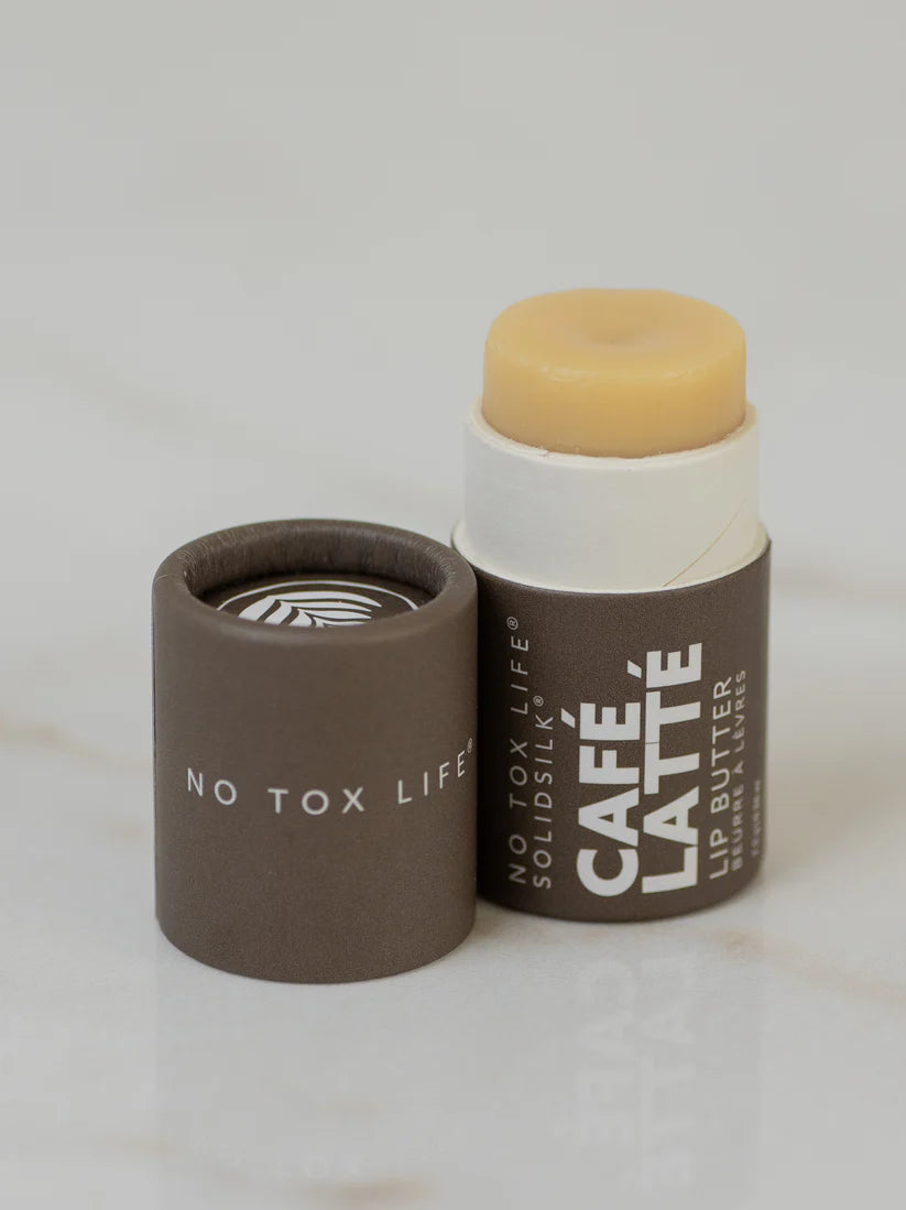 Solidsilk Lip Butter - Caffe Latte - White Peony Organics