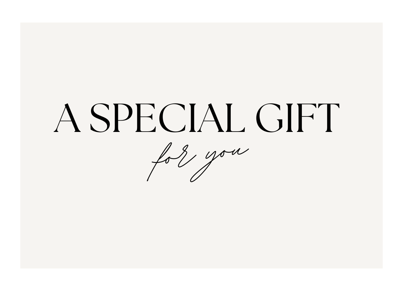 Gift Message - White Peony Organics
