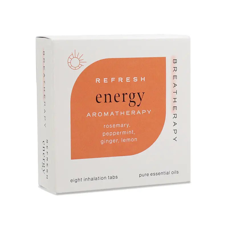 Aromatherapy Inhalation Tabs | Energy - White Peony Organics
