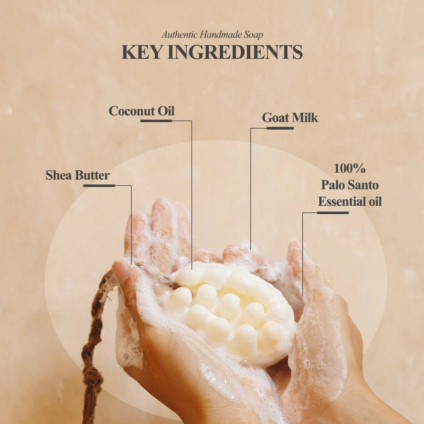 Bar Soap | Palo Santo Milk - White Peony Organics