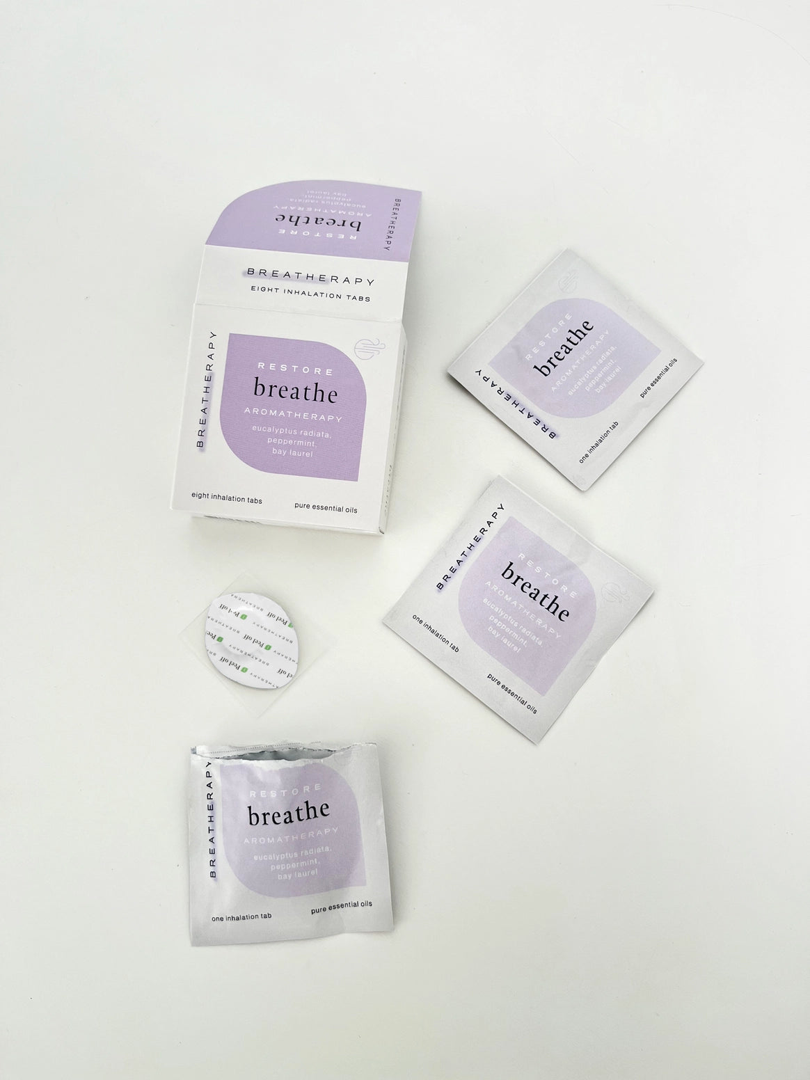 Aromatherapy Inhalation Tabs | Breathe - White Peony Organics