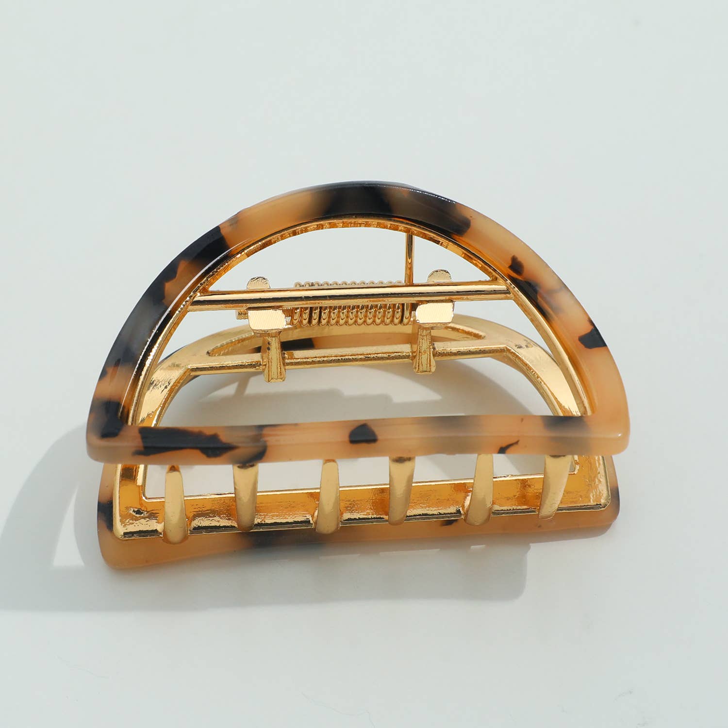 Mini Half Moon Metal Claw Clip | Rosalie - White Peony Organics