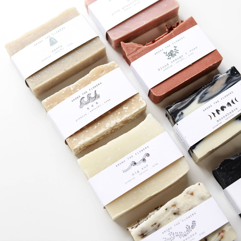 Handmade Soap | Blood Orange + Rose - White Peony Organics
