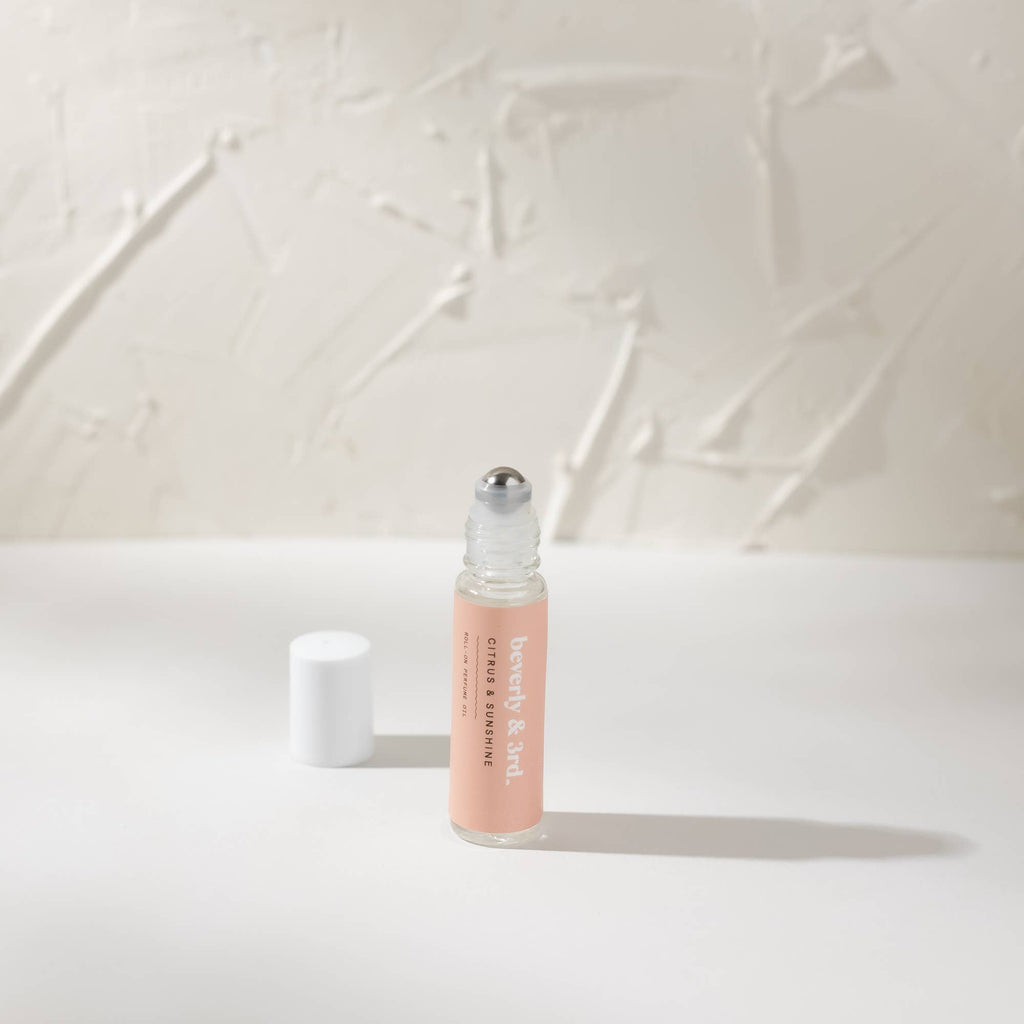Natural Roll-on Perfume Oil | Citrus & Sunshine - White Peony Organics